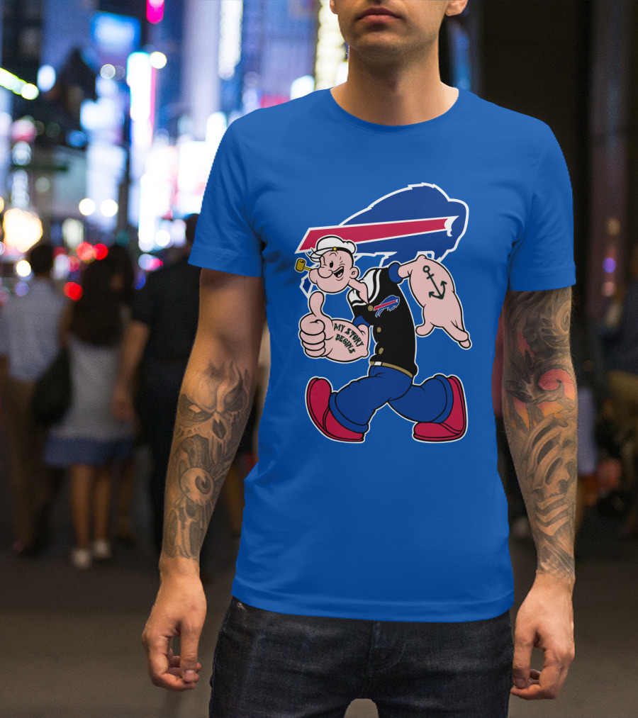 Buffalo Bills Popeye My Spirit Beanie T-Shirt