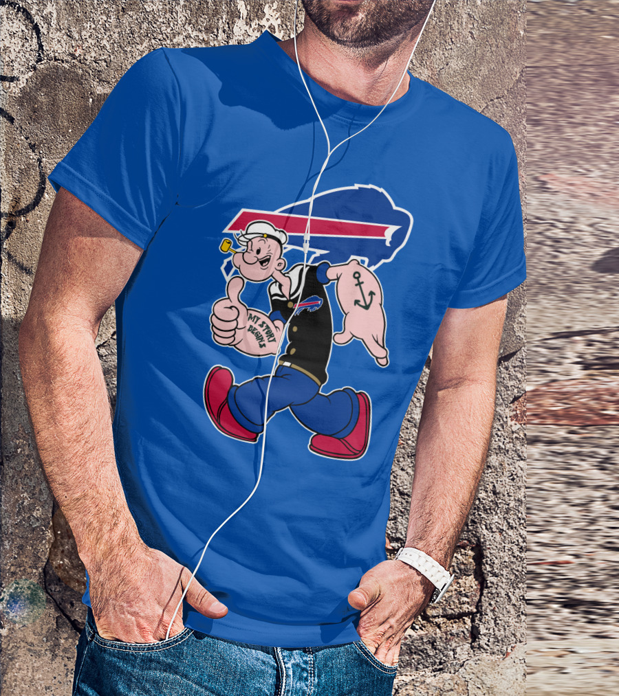 Buffalo Bills Popeye My Spirit Beanie T-Shirt