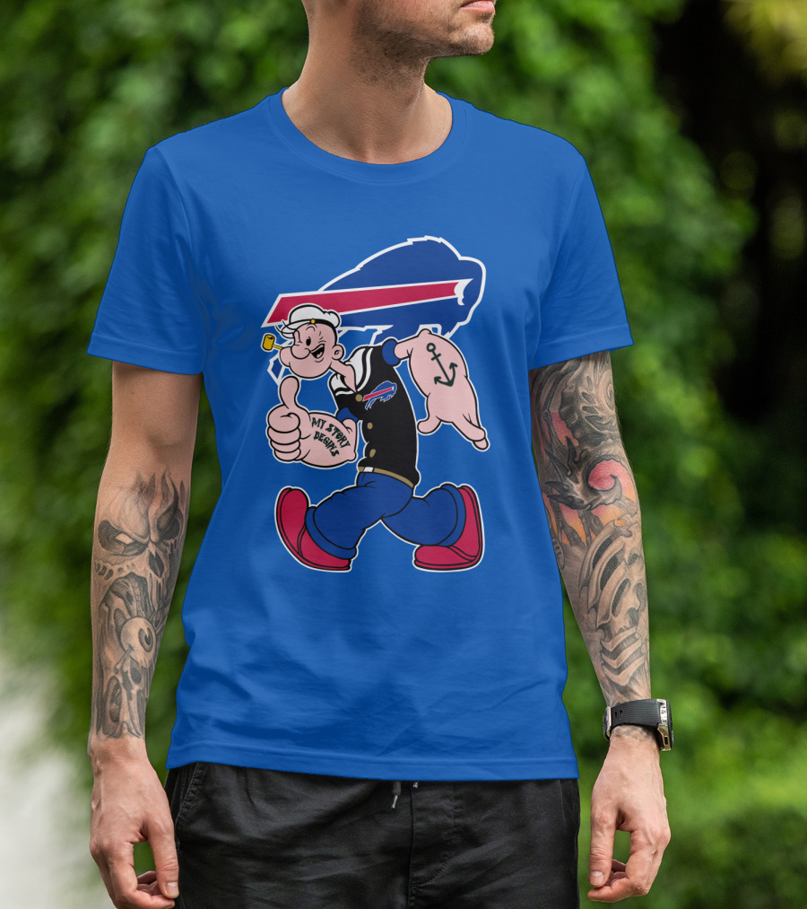 Buffalo Bills Popeye My Spirit Beanie T-Shirt