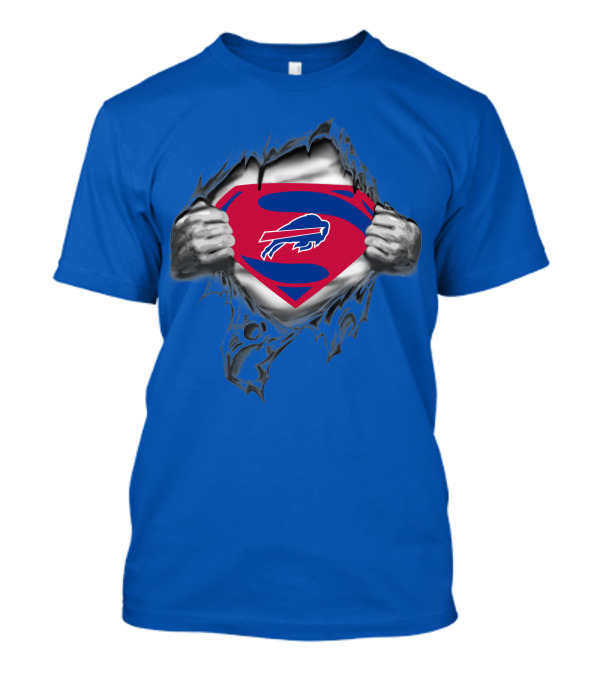 Buffalo Bills Superman Logo Unveiling T-Shirt