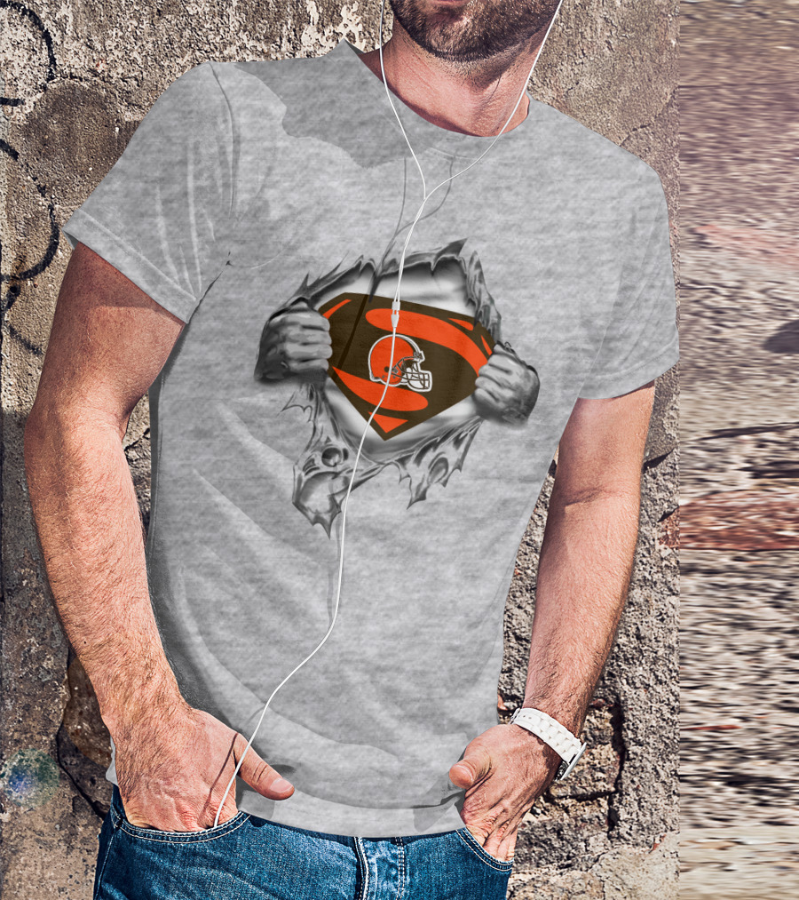 Cleveland Browns Superman Fusion T-Shirt