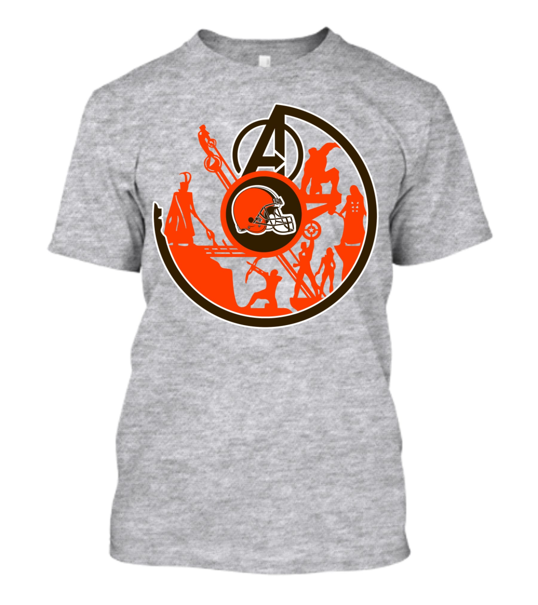 Cleveland Browns Avengers Mashup T-Shirt