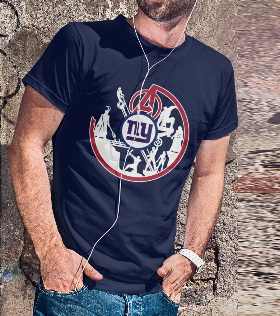 Ny Giants Avengers Crossover T-Shirt