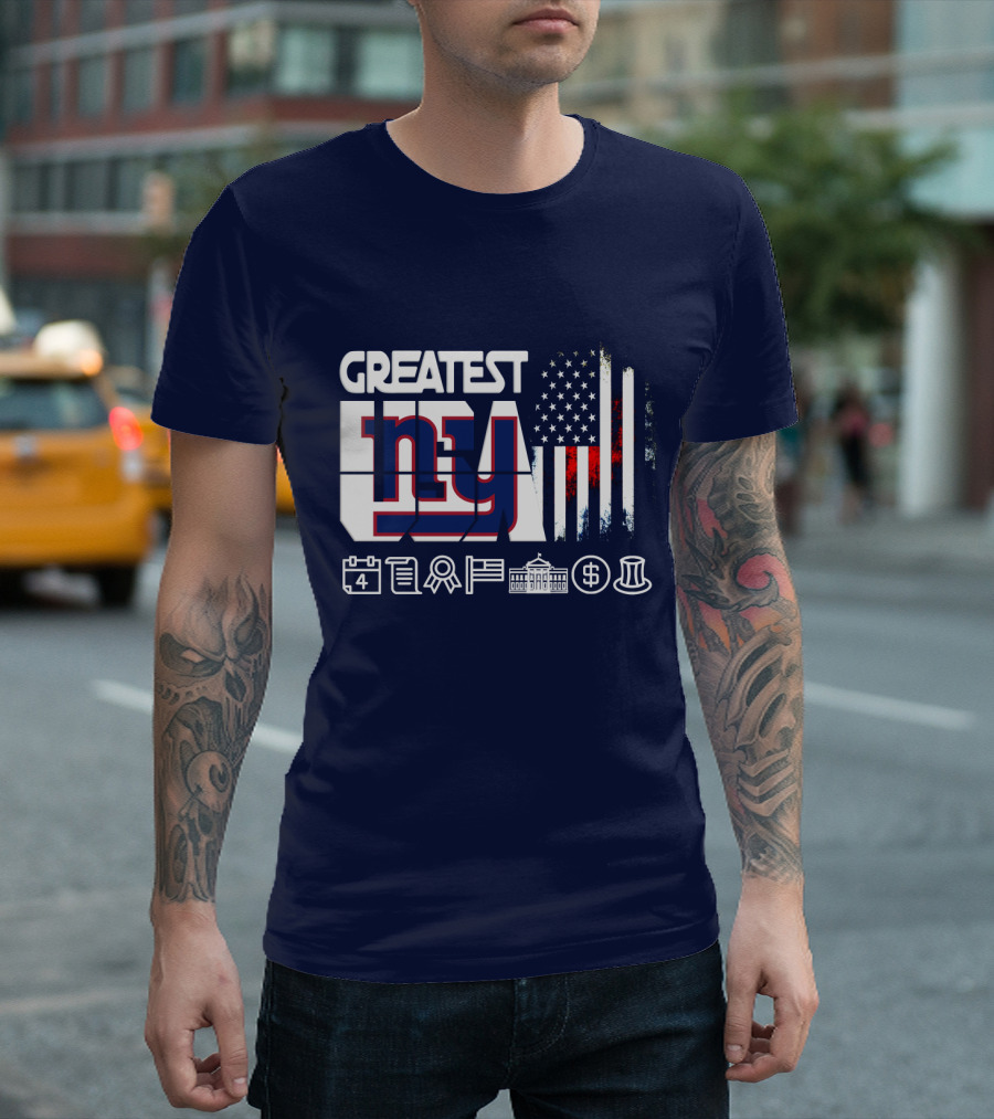 Greatest Ny American Icons And Symbols Collection T-Shirt