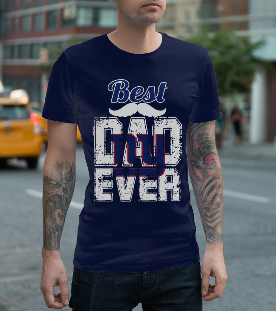Best Dad Ever Giants T-Shirt