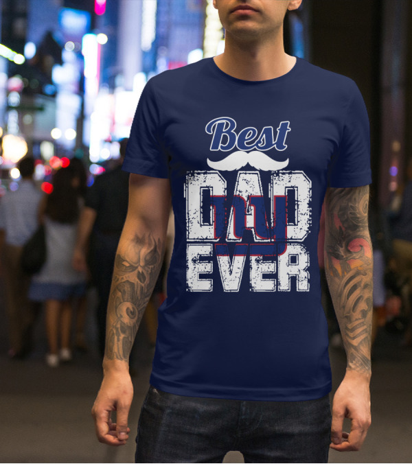 Best Dad Ever Giants T-Shirt