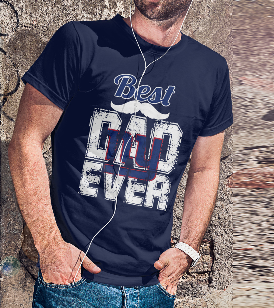 Best Dad Ever Giants T-Shirt