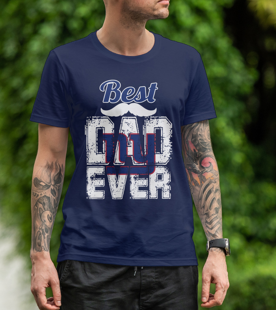 Best Dad Ever Giants T-Shirt