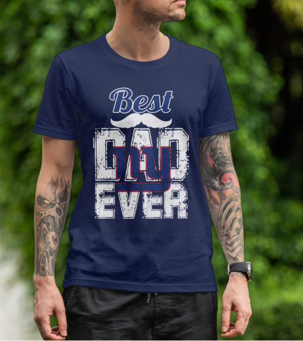 Best Dad Ever Giants T-Shirt