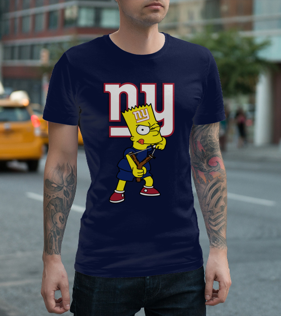 Ny Giants Bart Slingshot T-Shirt