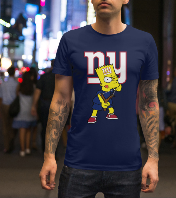 Ny Giants Bart Slingshot T-Shirt