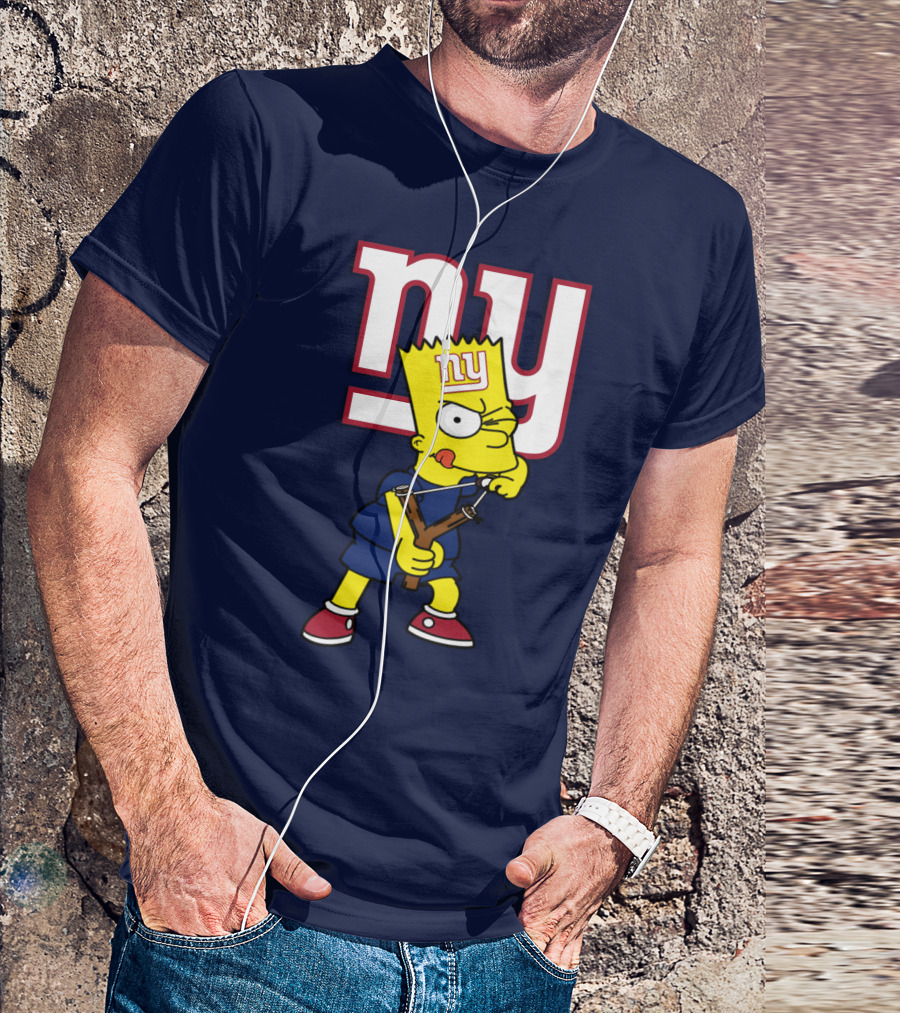 Ny Giants Bart Slingshot T-Shirt