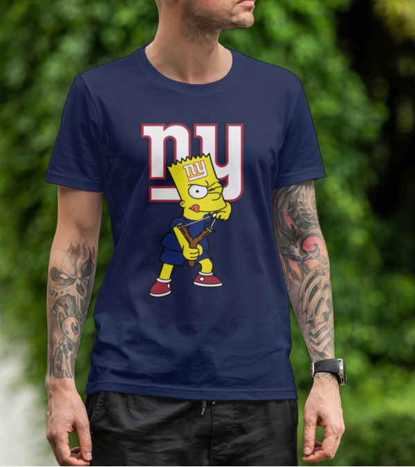 Ny Giants Bart Slingshot T-Shirt