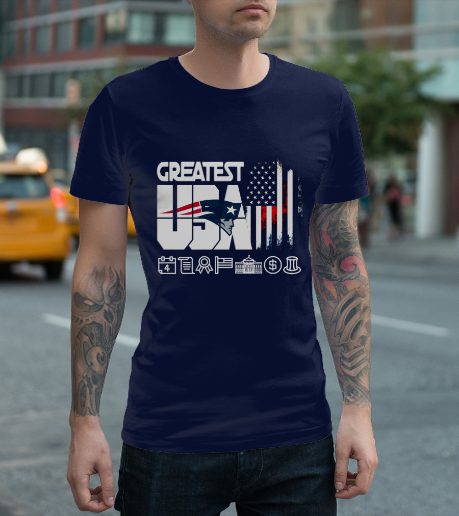 Greatest Usa New England Patriots American Icons T-Shirt