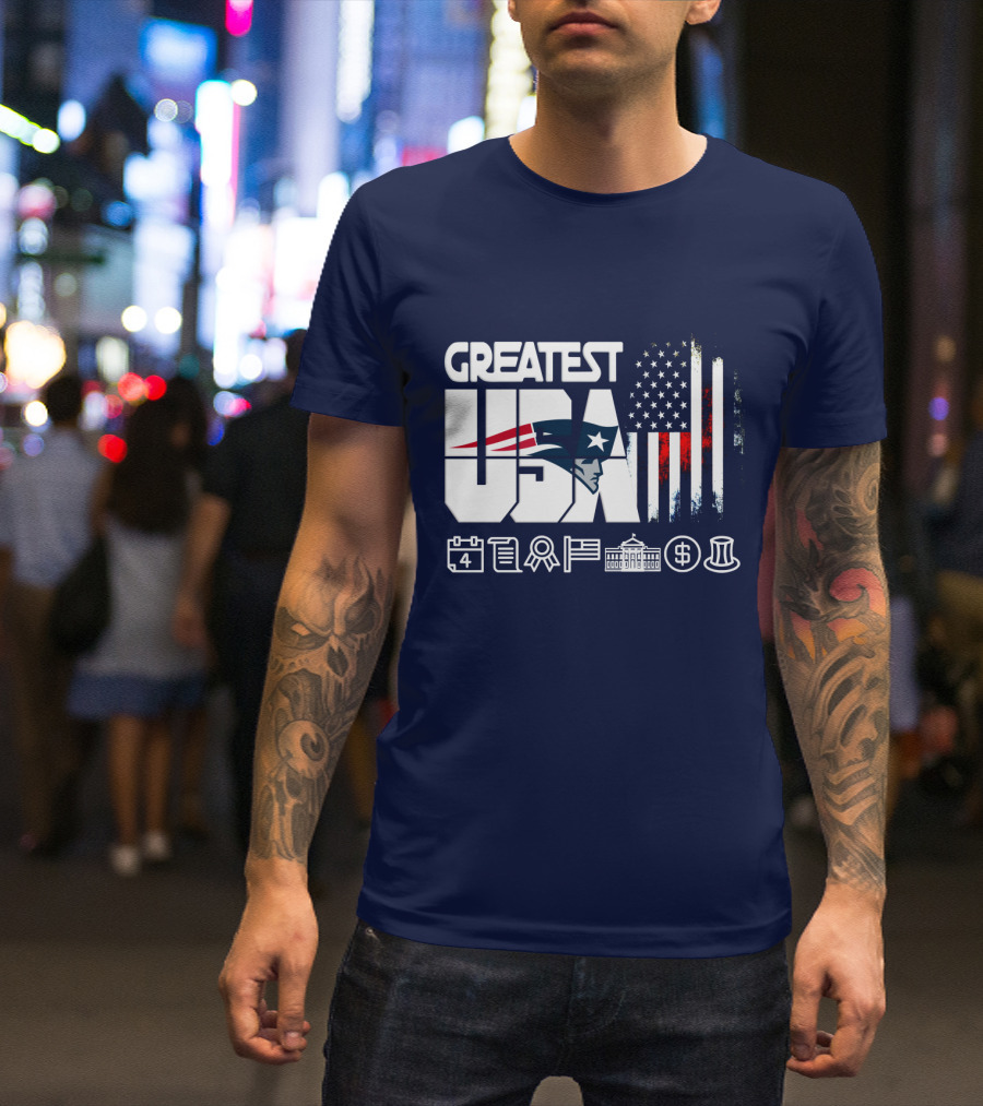 Greatest Usa New England Patriots American Icons T-Shirt