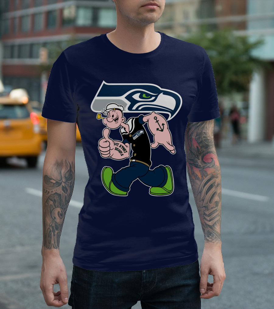 Seahawks Popeye My Jerry Bryant T-Shirt