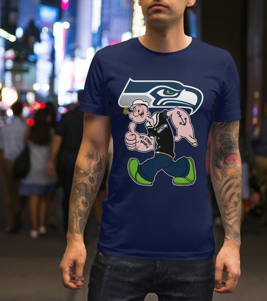 Seahawks Popeye My Jerry Bryant T-Shirt