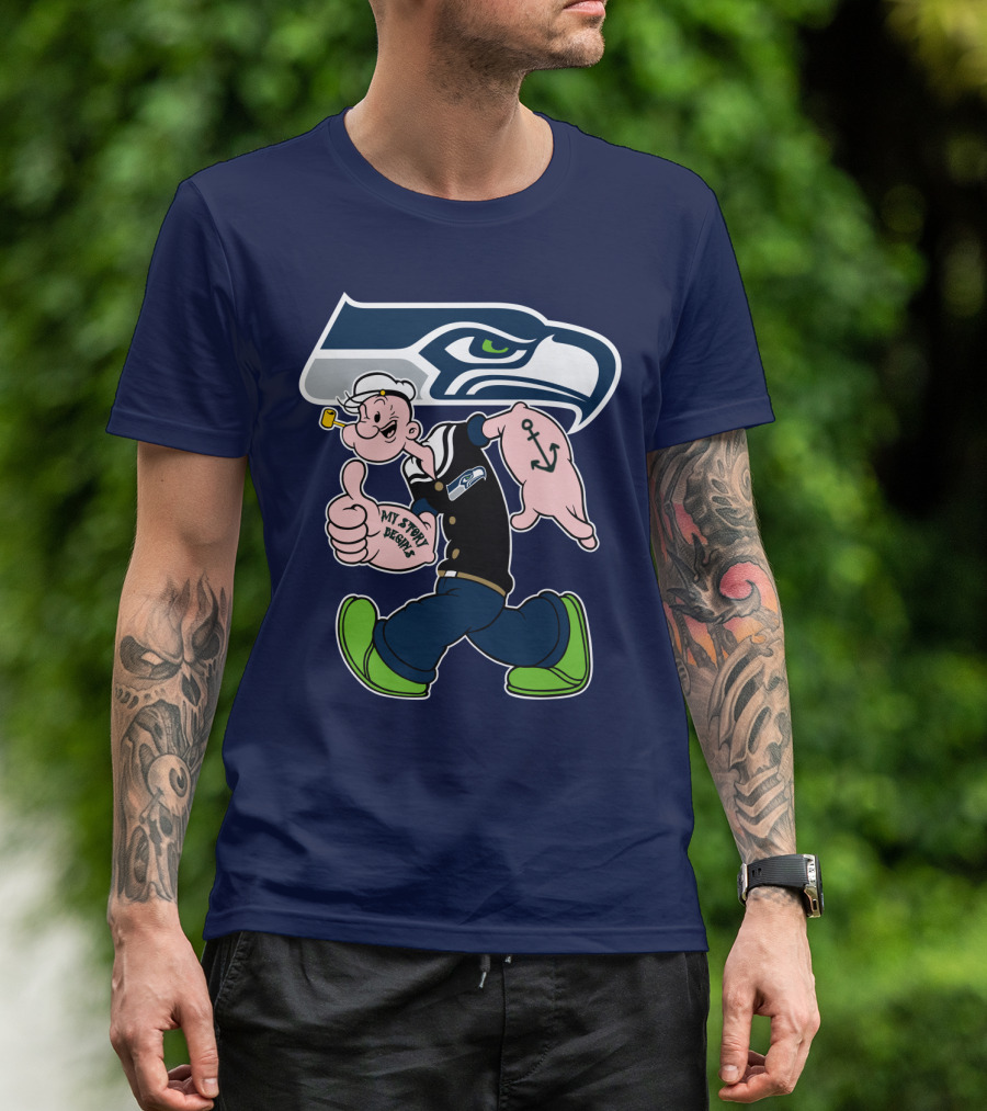Seahawks Popeye My Jerry Bryant T-Shirt