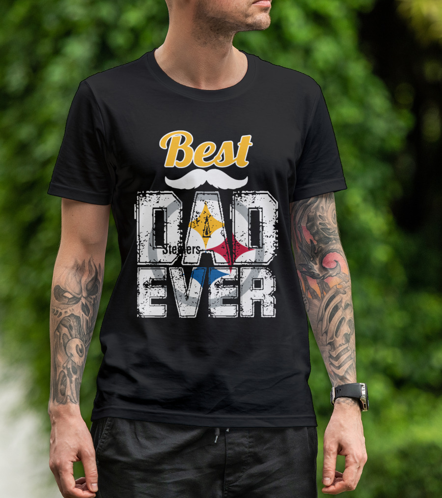 Best Steelers Dad Ever T-Shirt