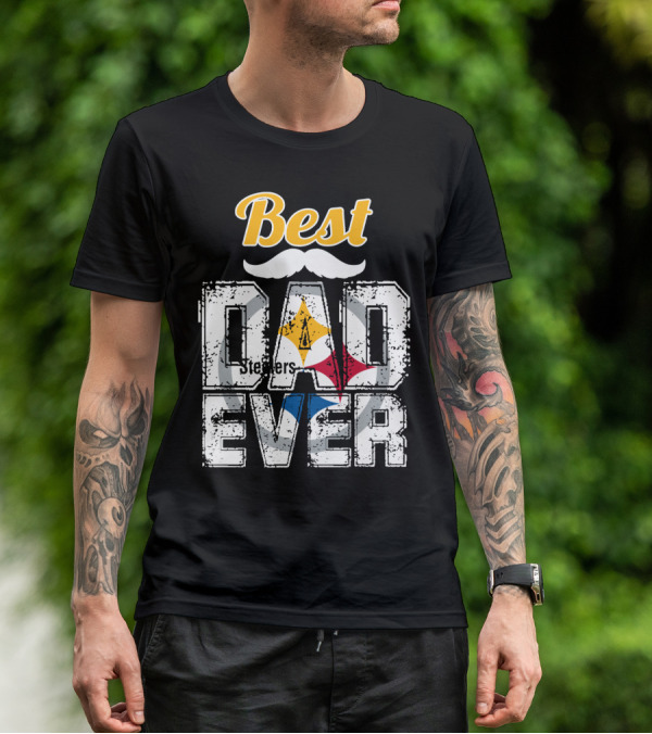 Best Steelers Dad Ever T-Shirt