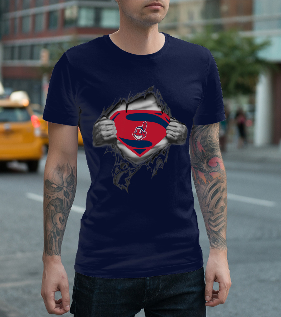 Superman Cleveland Indians T-Shirt