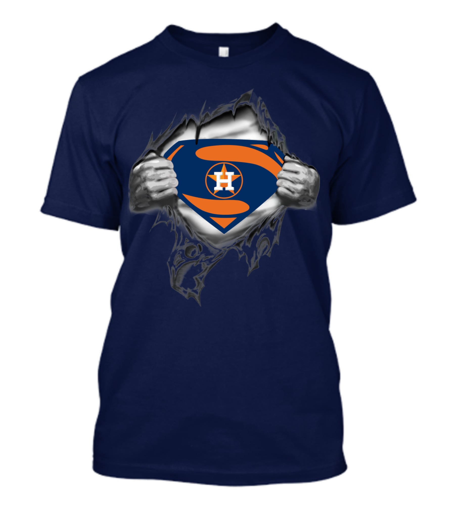 Superman Style Houston Astros Symbol T-Shirt
