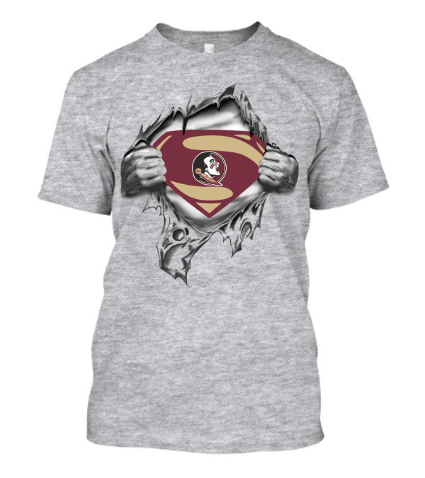 Florida State Seminoles Superhero Logo T-Shirt