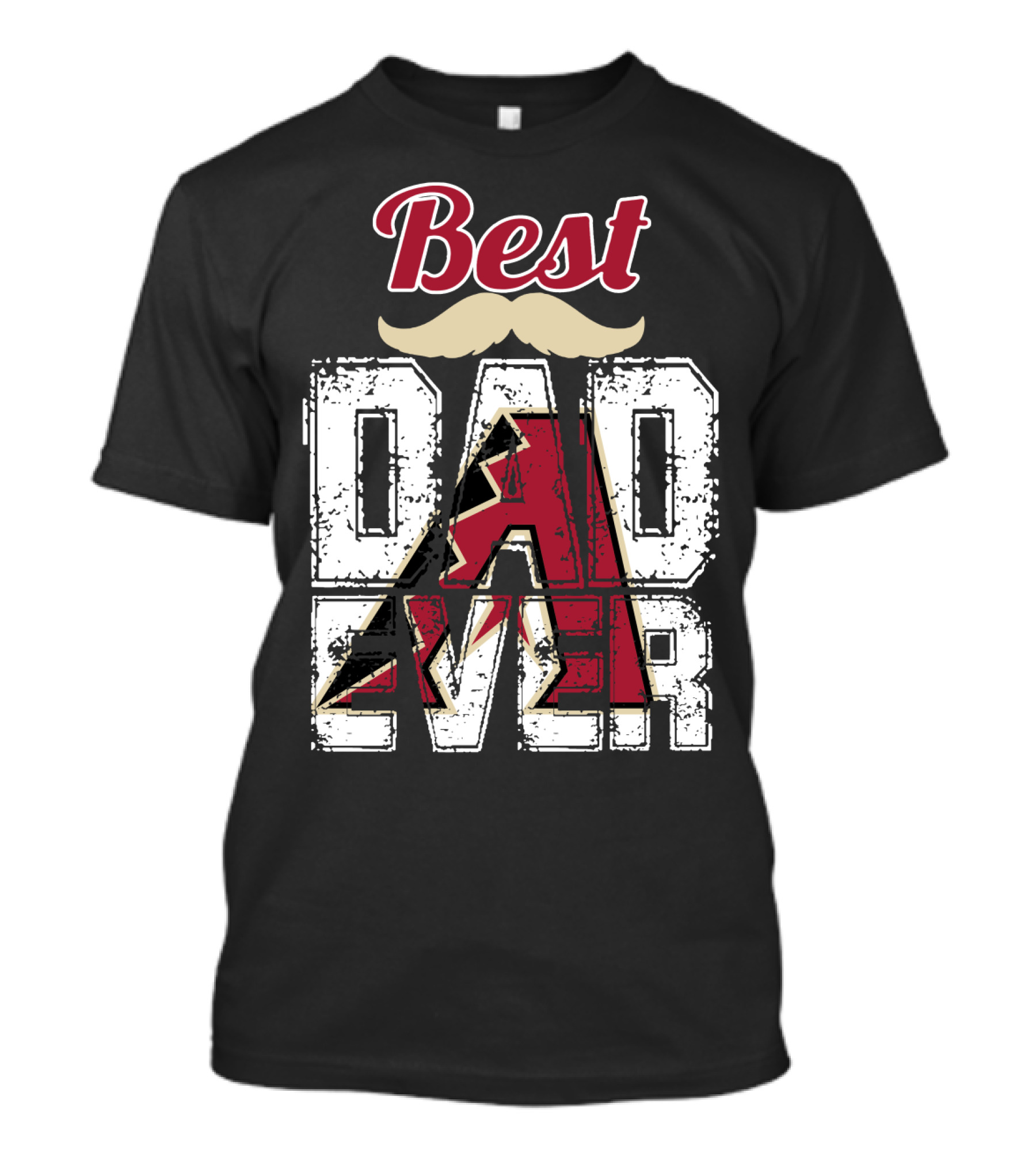 Best Dad Ever Diamondbacks T-Shirt
