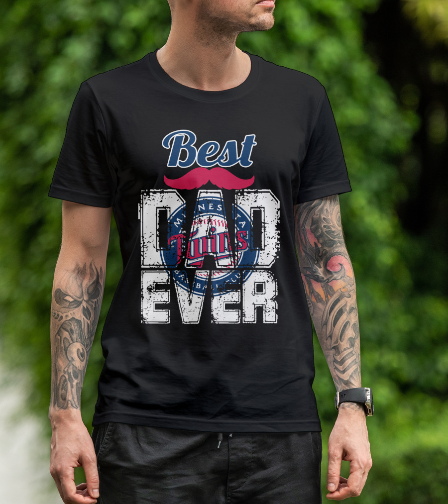 Best Minnesota Twins Dad Ever T-Shirt