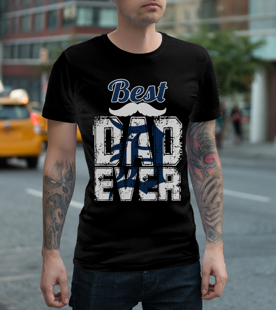 Best Dad Ever Tigers T-Shirt
