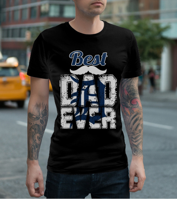 Best Dad Ever Tigers T-Shirt