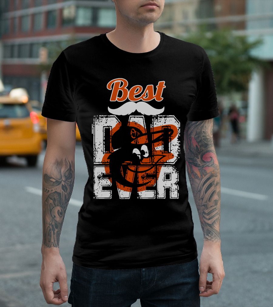 Best Dad Ever Orioles T-Shirt