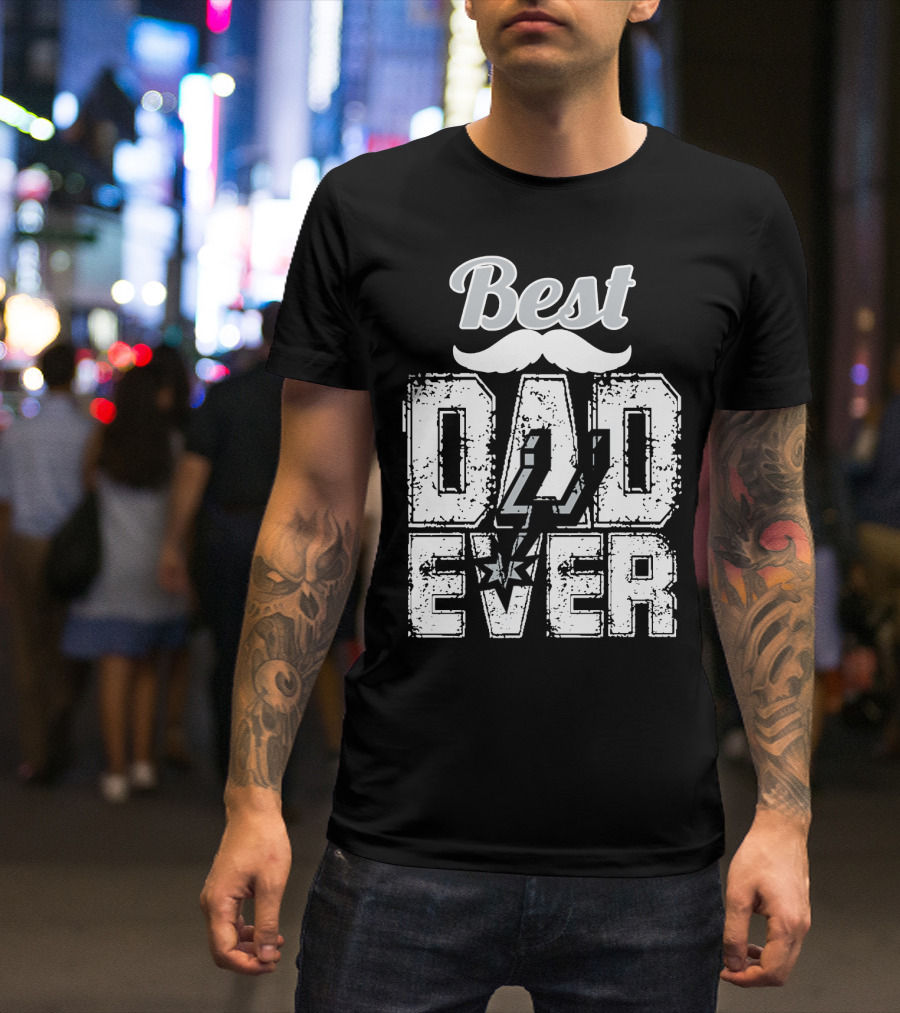 Best Dad Ever Spurs T-Shirt