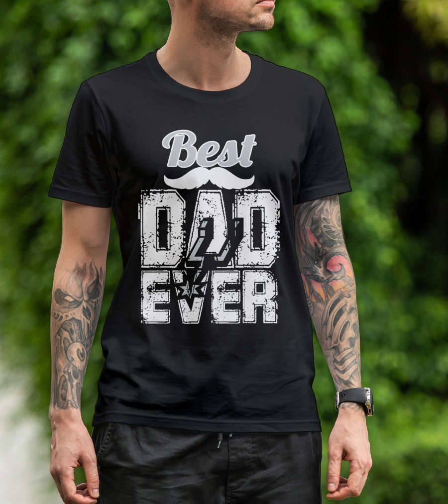 Best Dad Ever Spurs T-Shirt