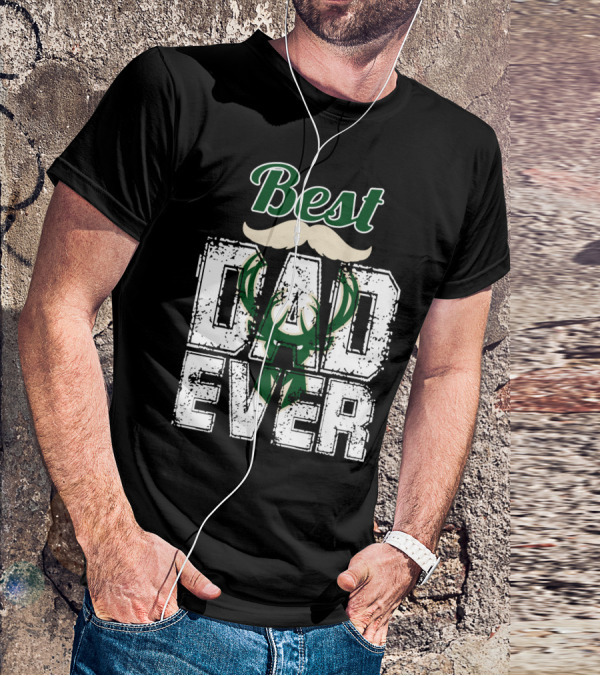 Best Dad Ever Bucks T-Shirt