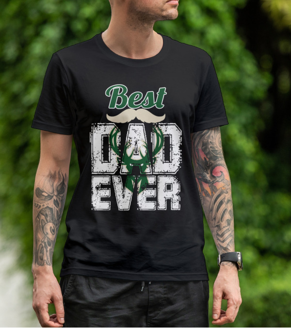 Best Dad Ever Bucks T-Shirt