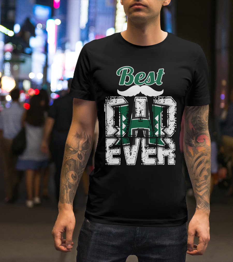 Best Dad Ever Hawaii Rainbow Warriors T-Shirt