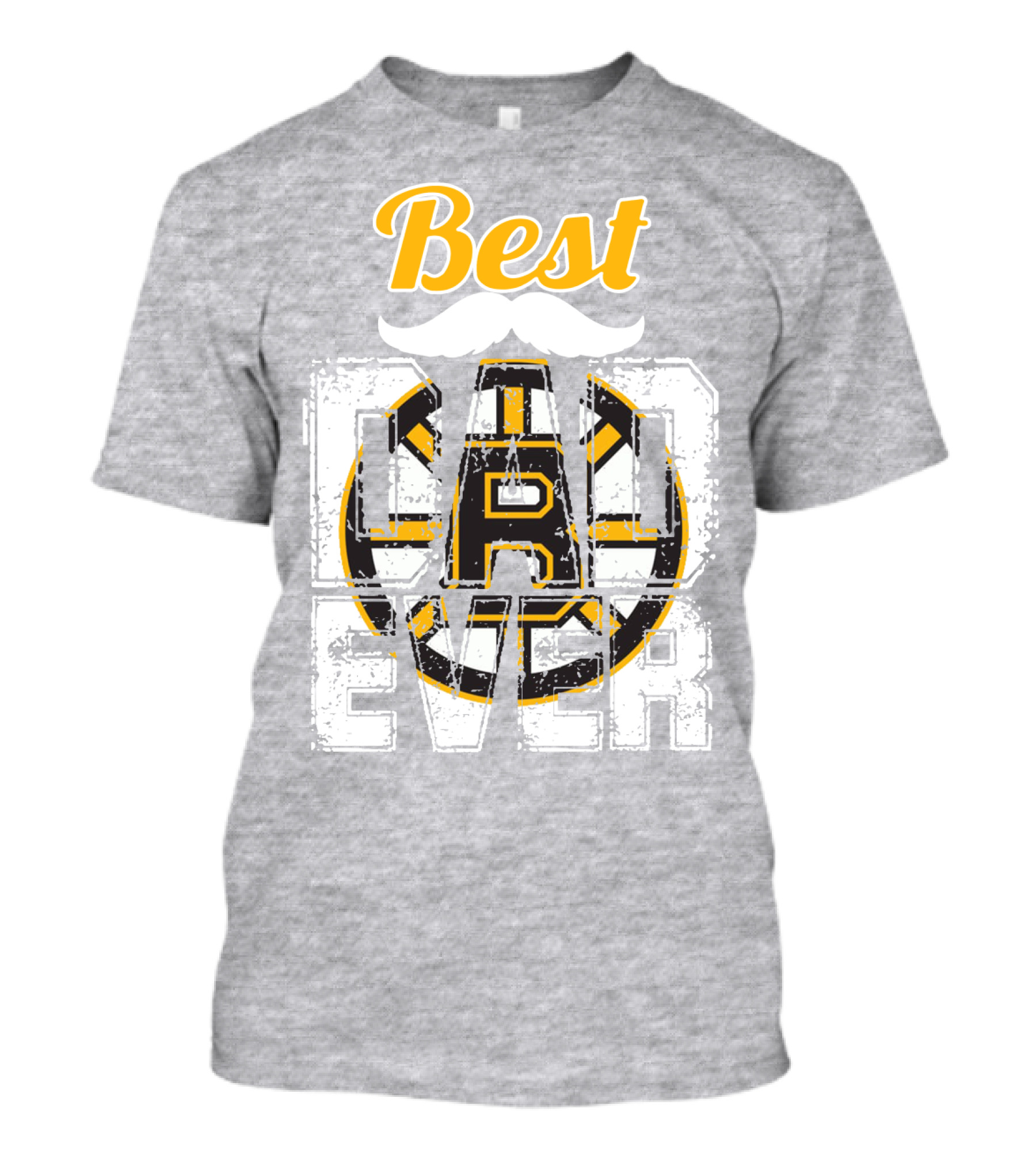 Best Dad Ever Bruins T-Shirt