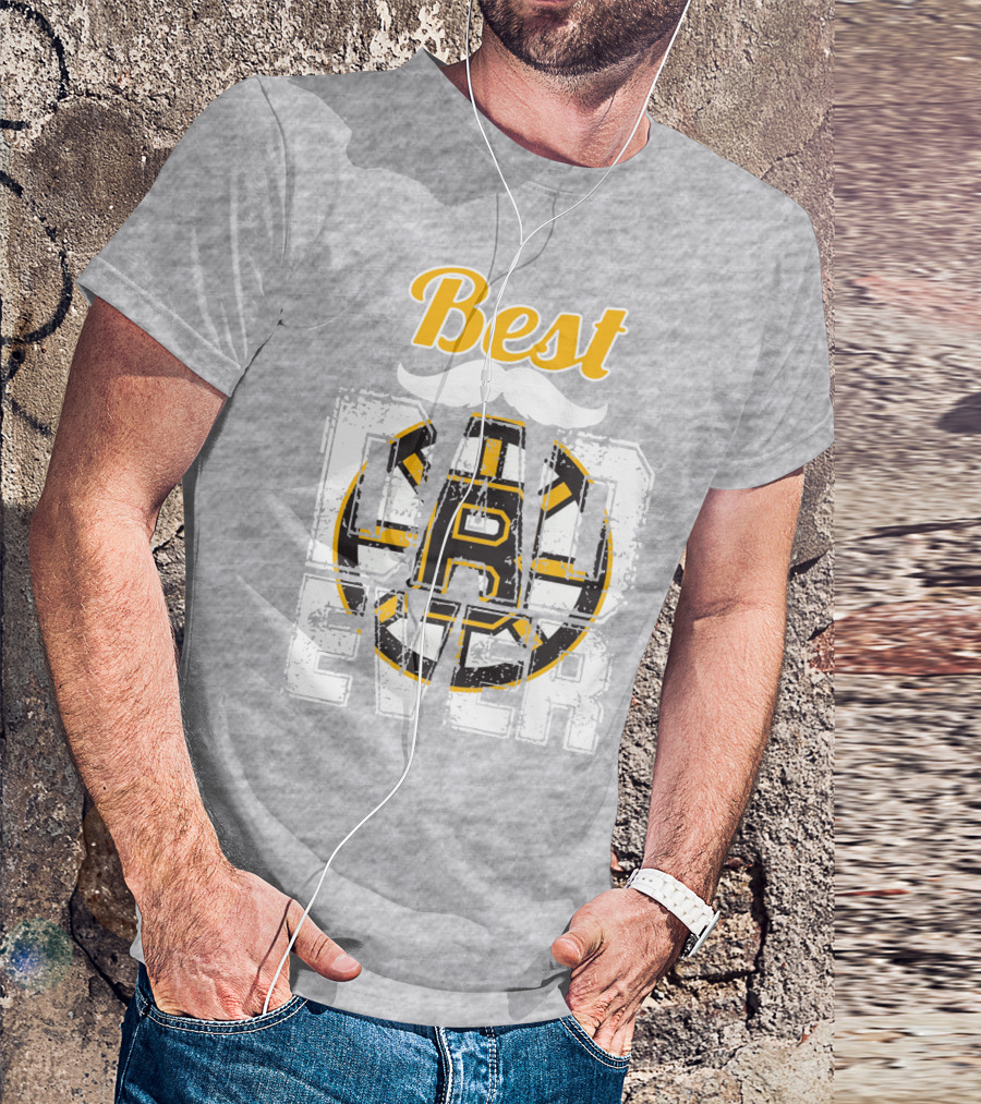 Best Dad Ever Bruins T-Shirt