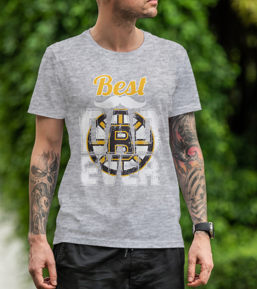 Best Dad Ever Bruins T-Shirt