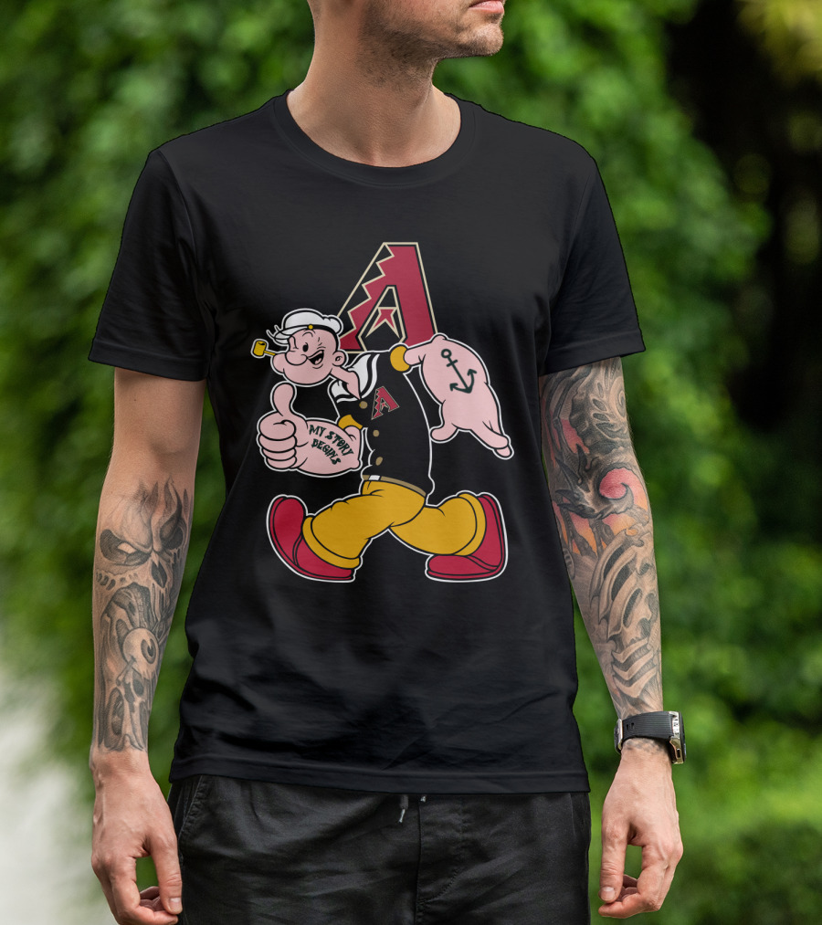 Arizona Diamondbacks A Popeye My Story Begins T-Shirt