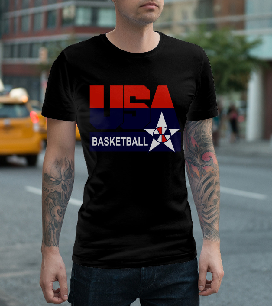 Usa Basketball Star Icon T-Shirt