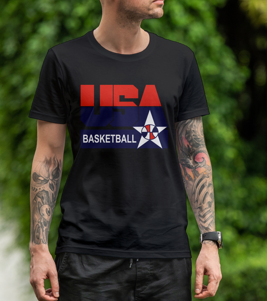 Usa Basketball Star Icon T-Shirt