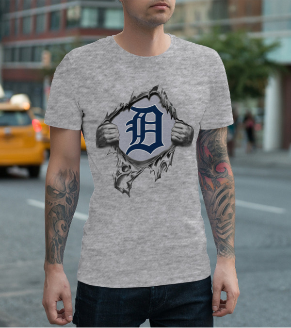 Detroit Tigers Ripped Reveal With Iconic D T-Shirt