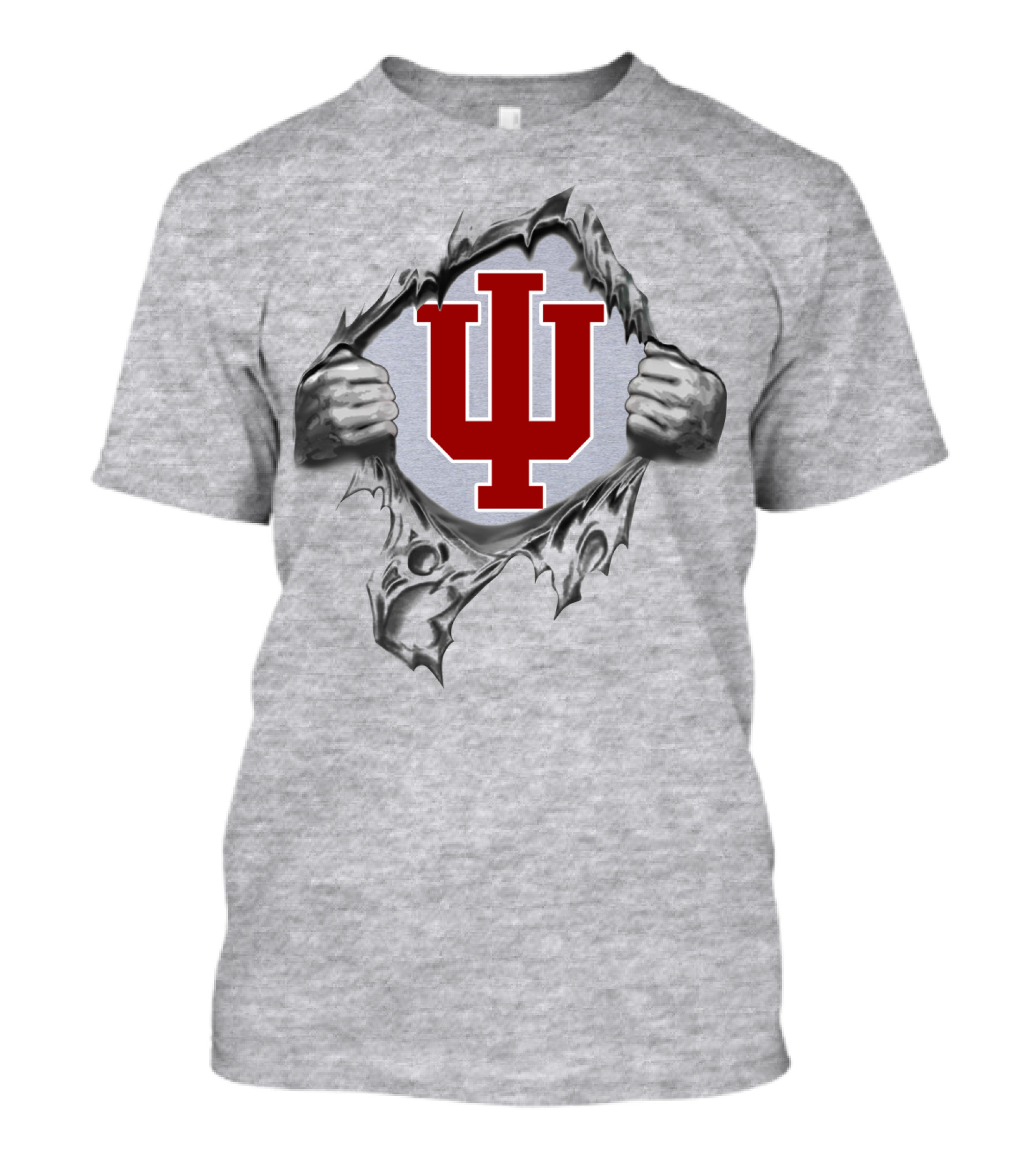 Indiana Hoosiers Athletic Logo Burst T-Shirt