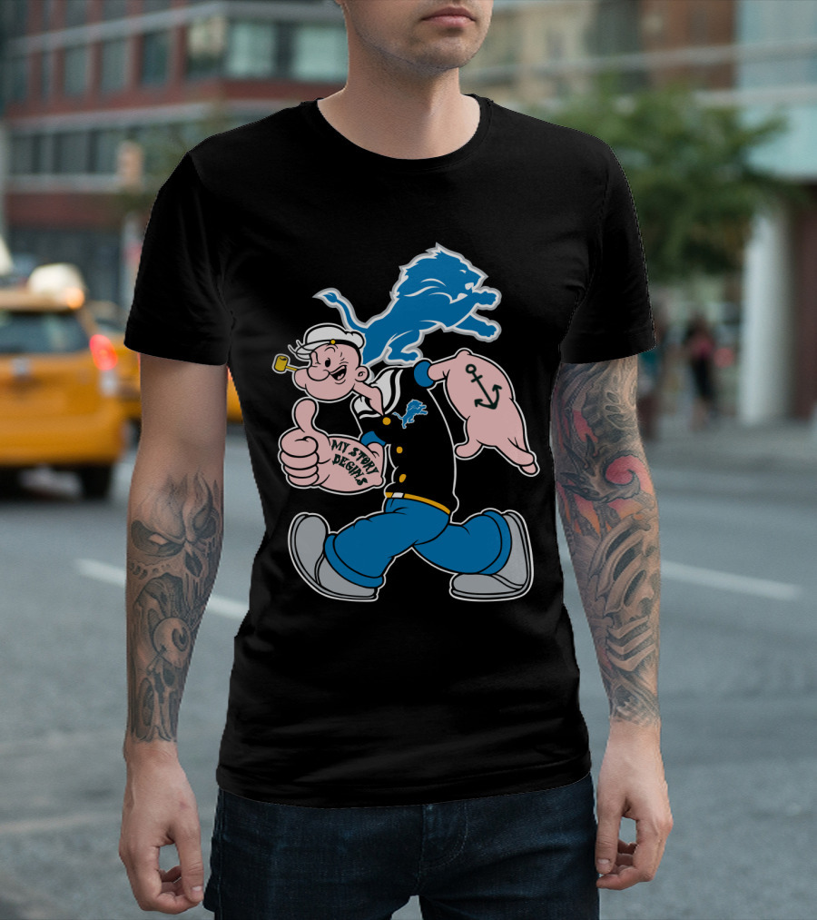 My Story Begins Detroit Lions T-Shirt