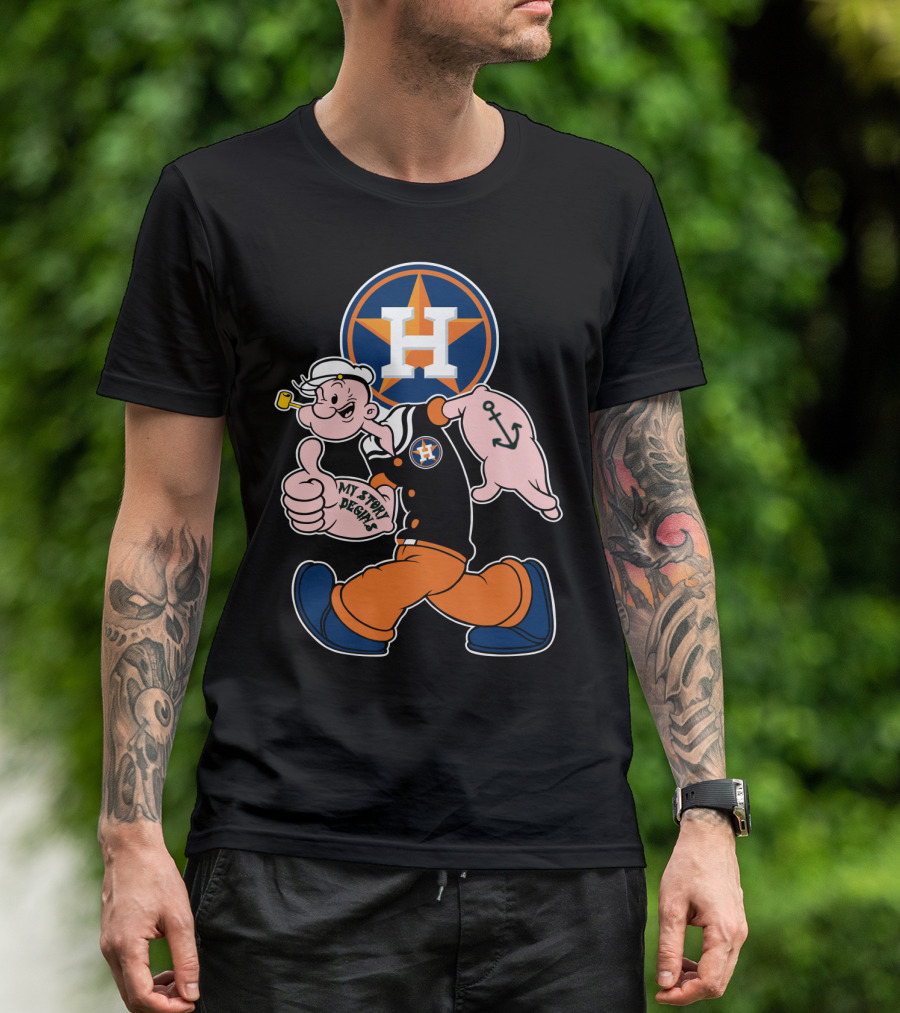 Houston Astros Popeye My Story Begins T-Shirt