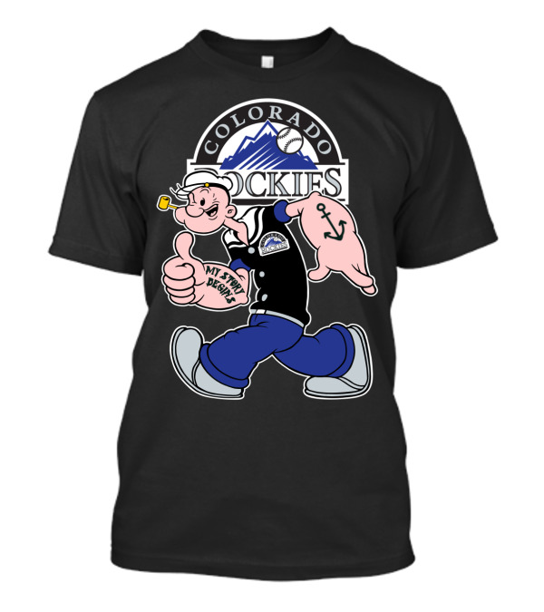 Colorado Rockies Popeye My Story Begins T-Shirt