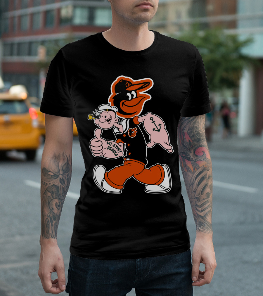 Baltimore Orioles My Story Begins Anchor T-Shirt