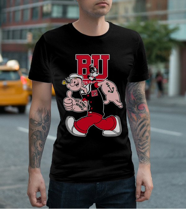 Boston University Terriers Popeye My Story Begins T-Shirt